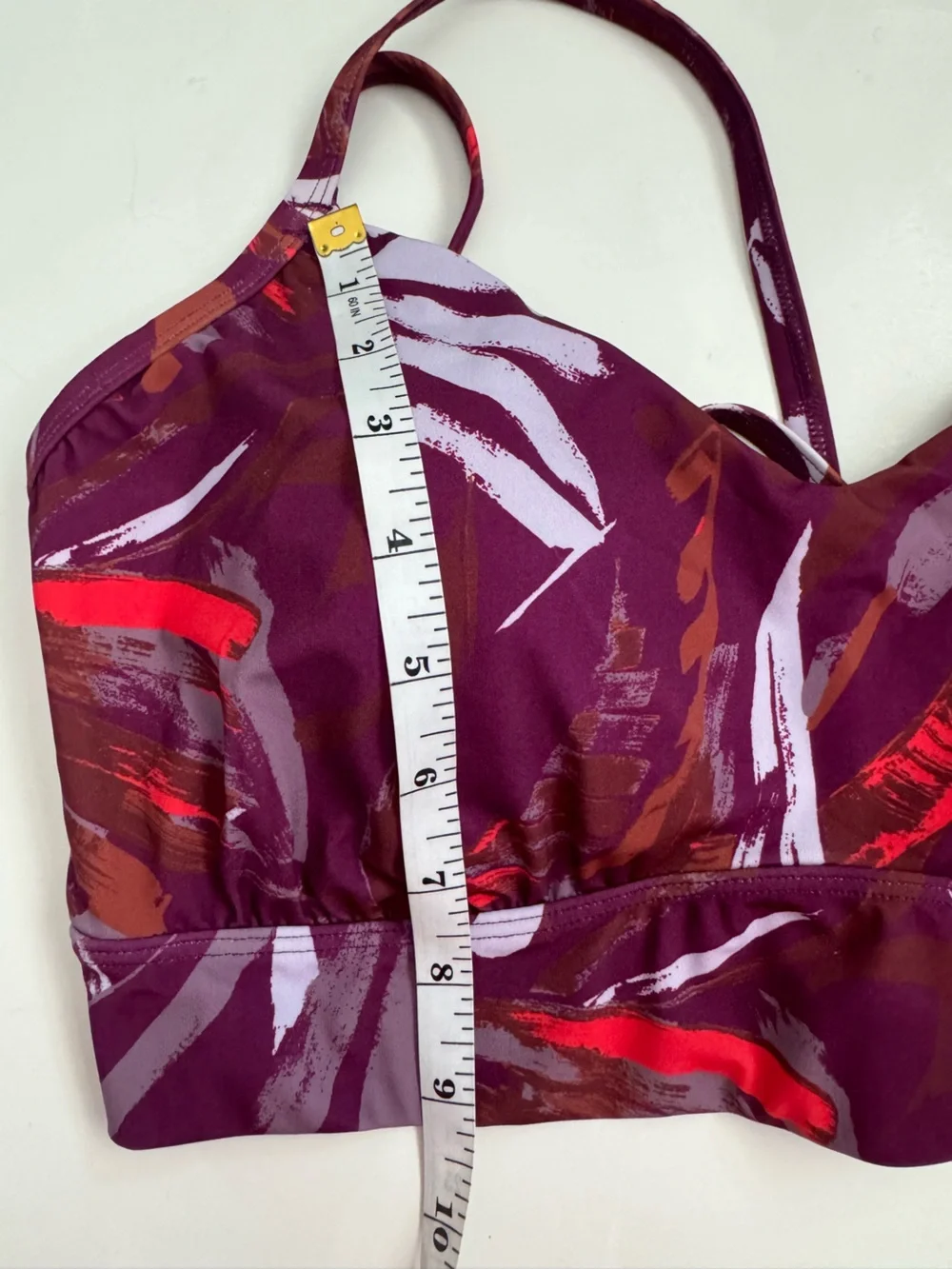 All in Motion NWT Target Strappy Low Support Sports Bra in Plum Print size XL - Picture 8 of 8